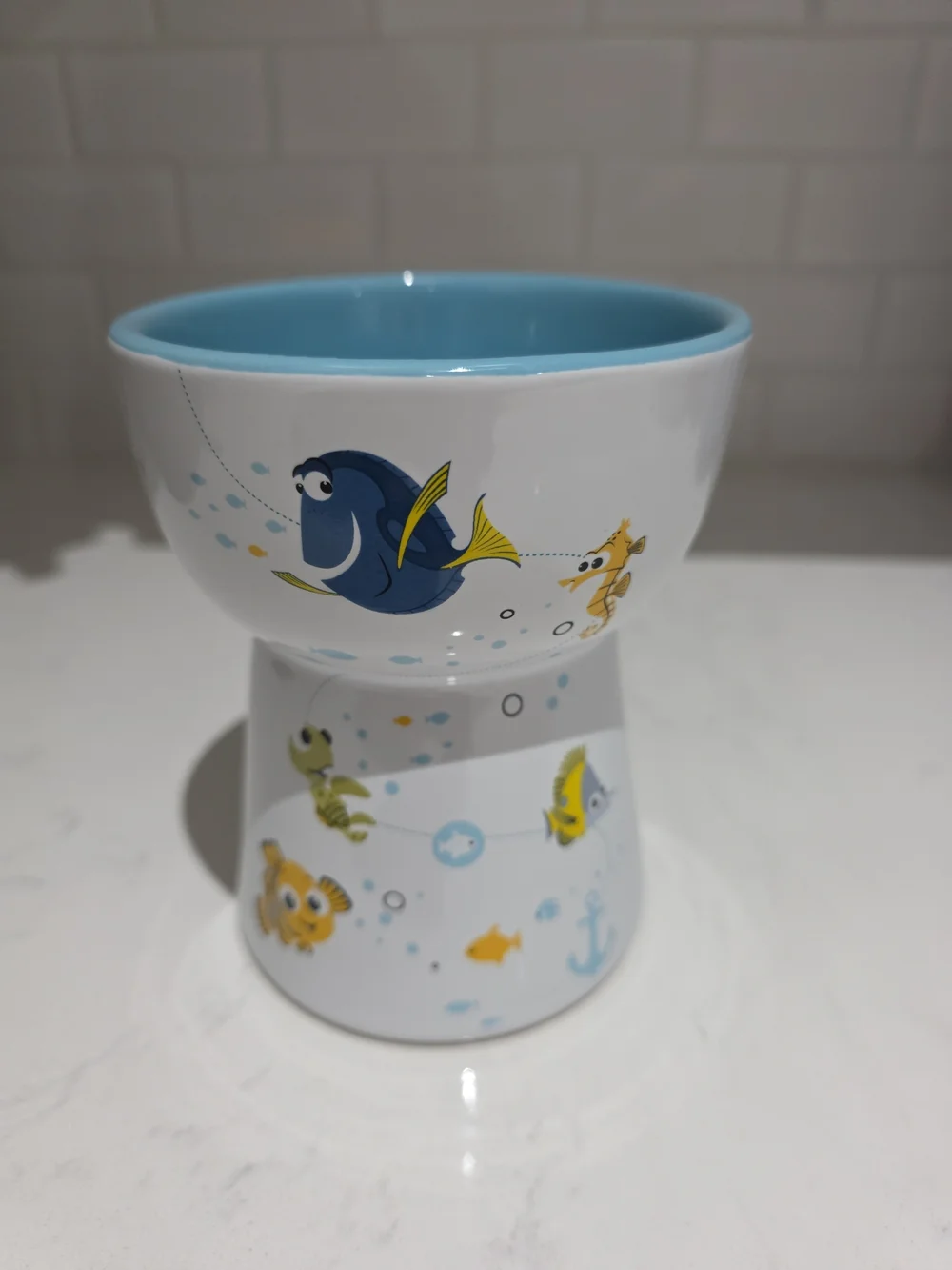 Disney Finding Nemo Ceramic Pet Feeder/ Water Dish